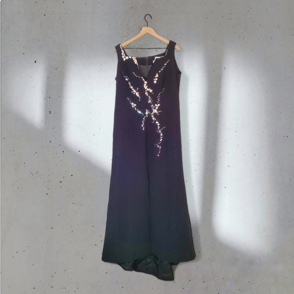 Tosca New York Elegant Evening Formal Dress, Gala Special Occasion Black Tie